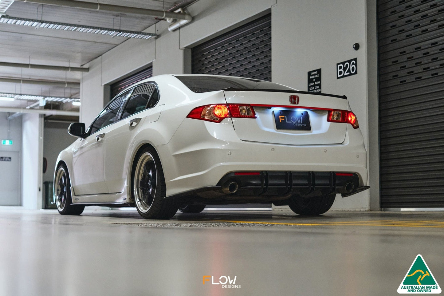 Flow Designs CU2 Accord Euro Flow-Lock Rear Diffuser - Modulo