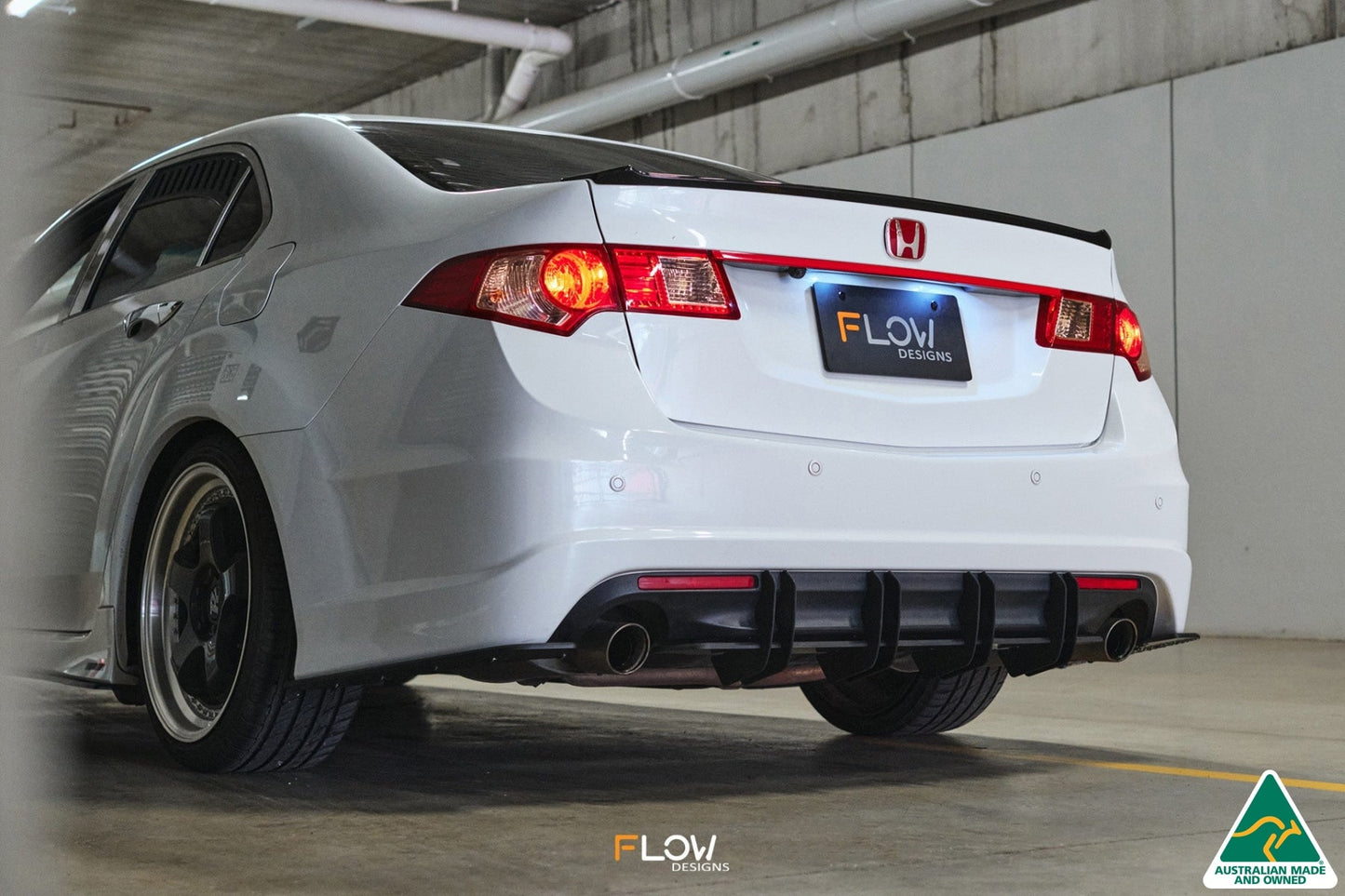 Flow Designs CU2 Accord Euro Flow-Lock Rear Diffuser - Modulo