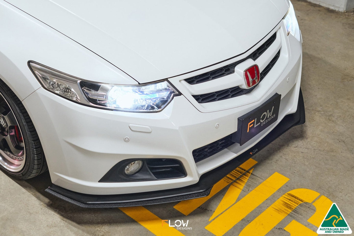 Flow Designs CU2 Accord Euro Front Lip Splitter Extensions - Modulo (Pair)