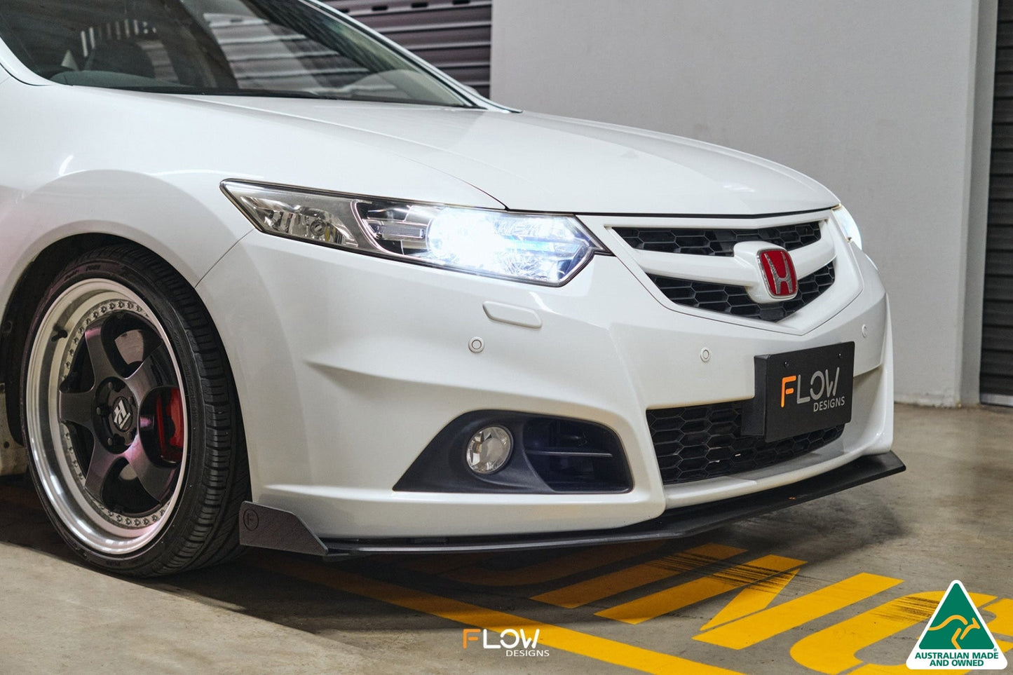 Flow Designs CU2 Accord Euro Front Lip Splitter Winglets - Modulo (Pair)