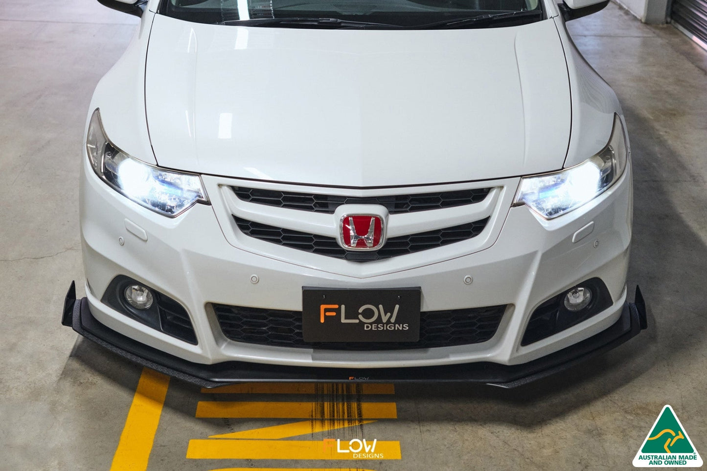 Flow Designs CU2 Accord Euro Front Lip Splitter - Modulo