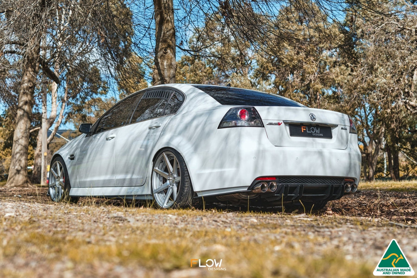 Flow Designs VE Commodore S2 Sedan Flow-Lock Rear Diffuser