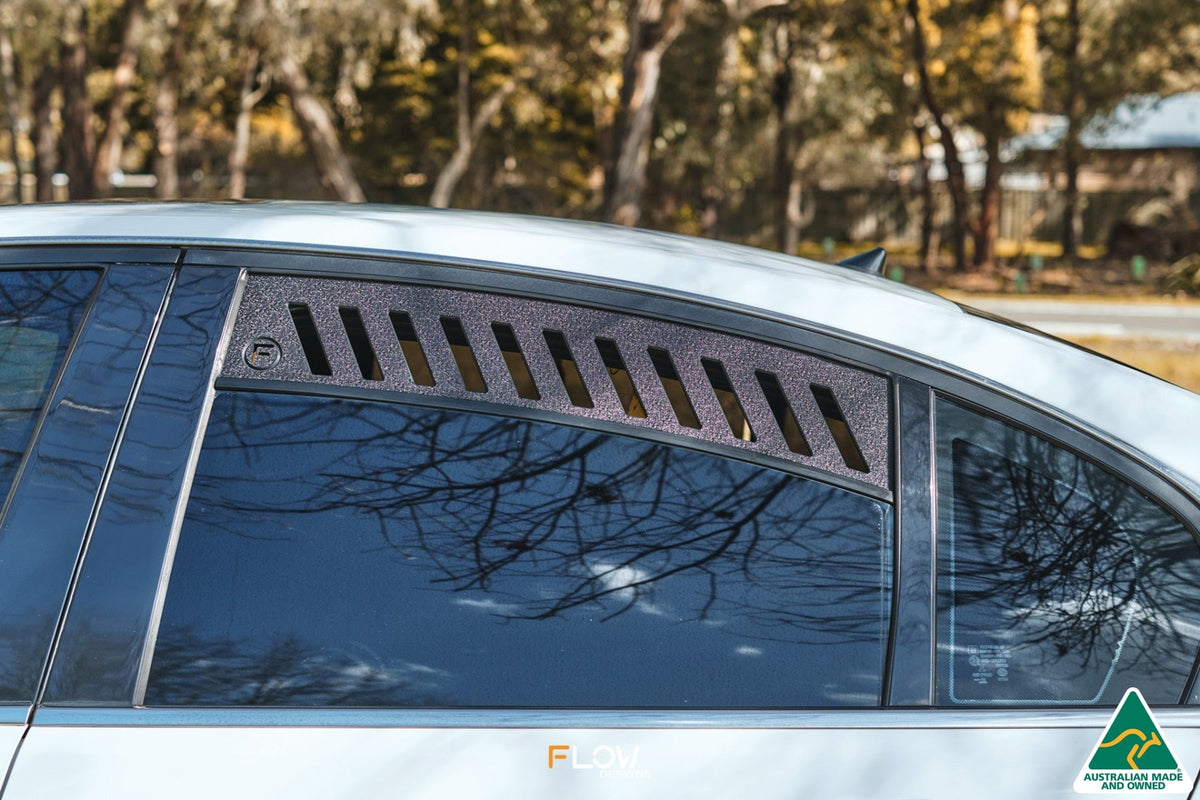 Flow Designs VE Commodore Sedan Rear Window Vents (Pair)