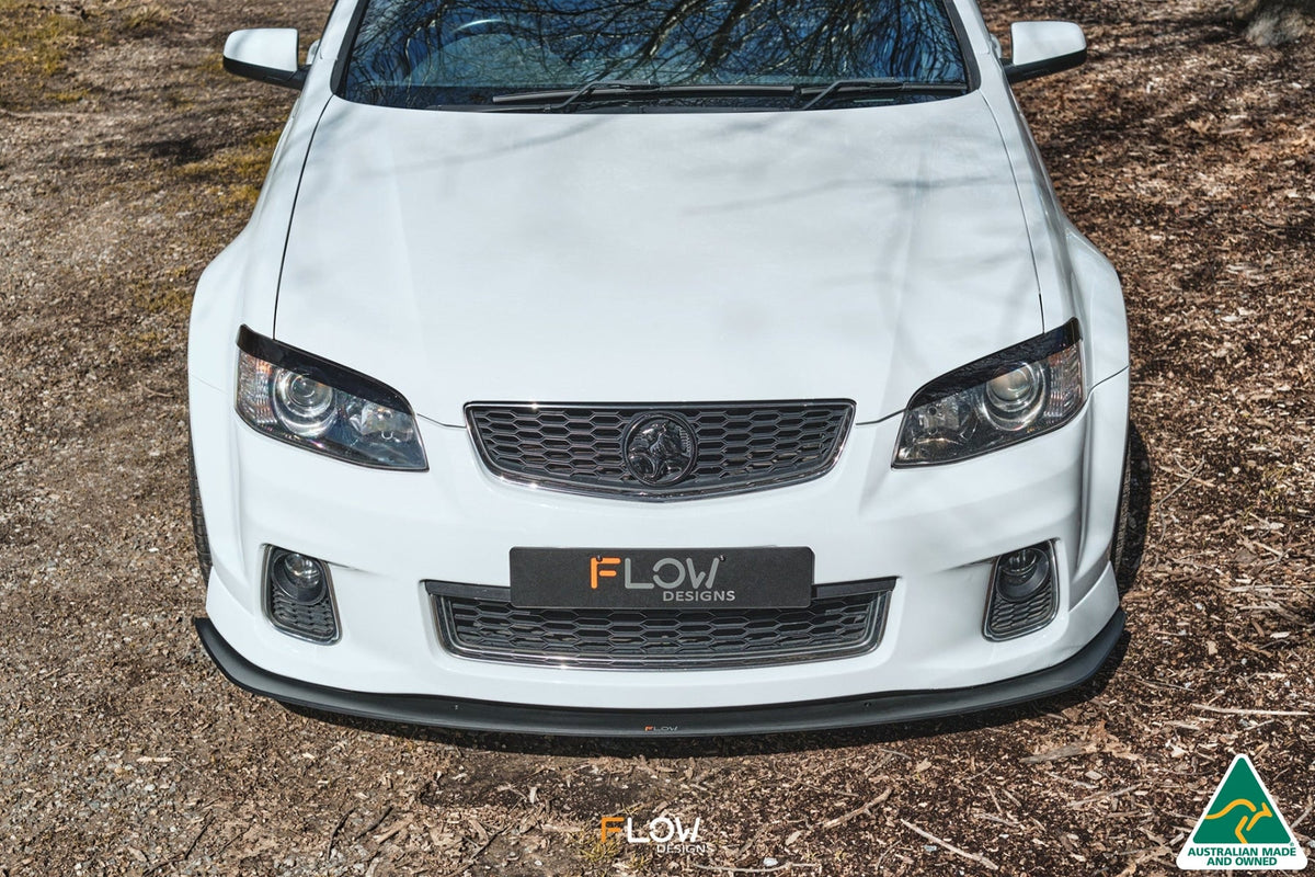 Flow Designs VE Commodore S2 Sedan Front Lip Splitter