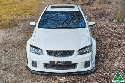 Flow Designs VE Commodore S2 Sedan Front Lip Splitter Extensions (Pair)
