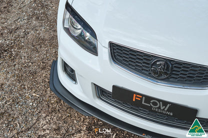 Flow Designs VE Commodore S2 Sedan Front Lip Splitter Extensions (Pair)