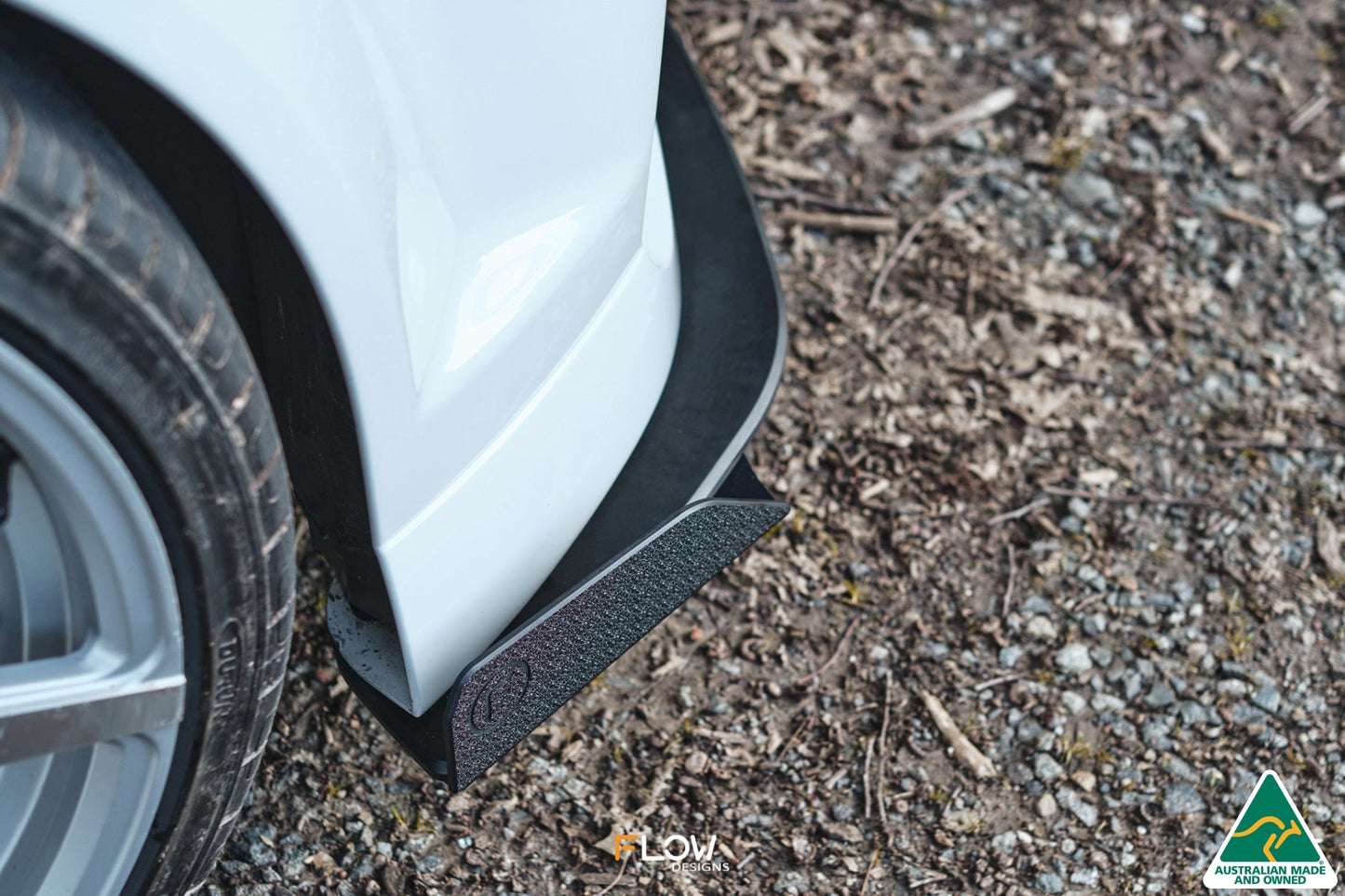 Flow Designs VE Commodore S2 Sedan Front Lip Splitter Winglets (Pair)
