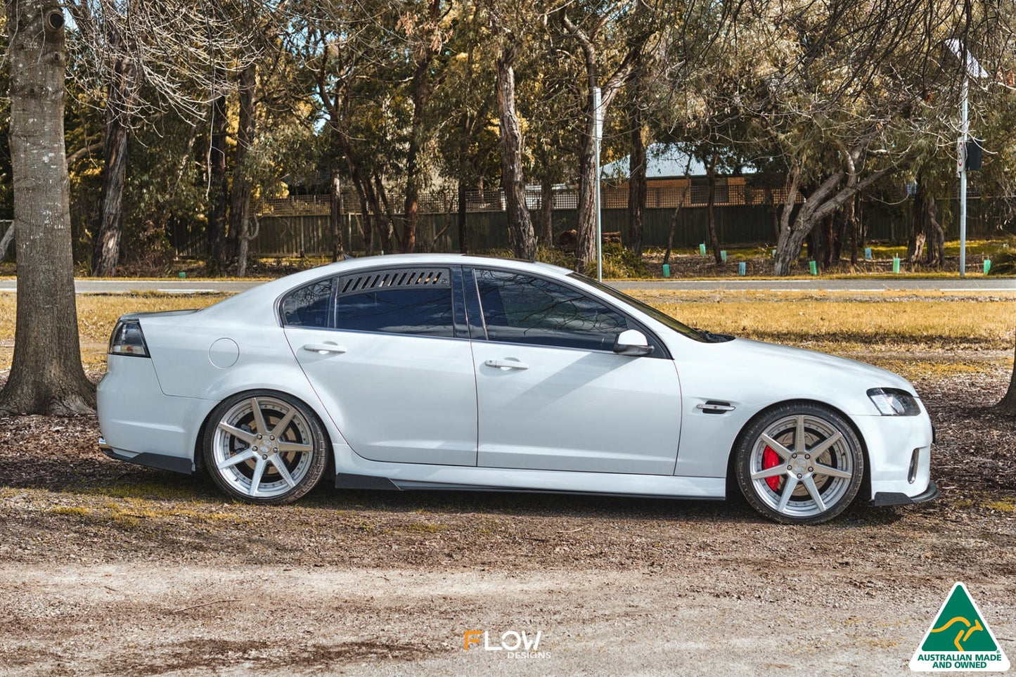 Flow Designs VE Commodore Sedan Rear Window Vents (Pair)