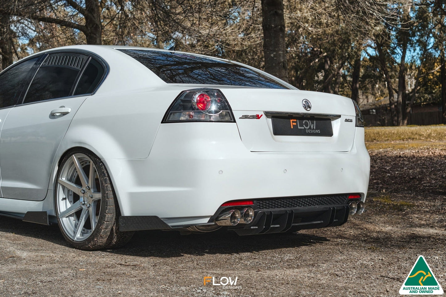 Flow Designs VE Commodore S2 Sedan Rear Spat Winglets (Pair)