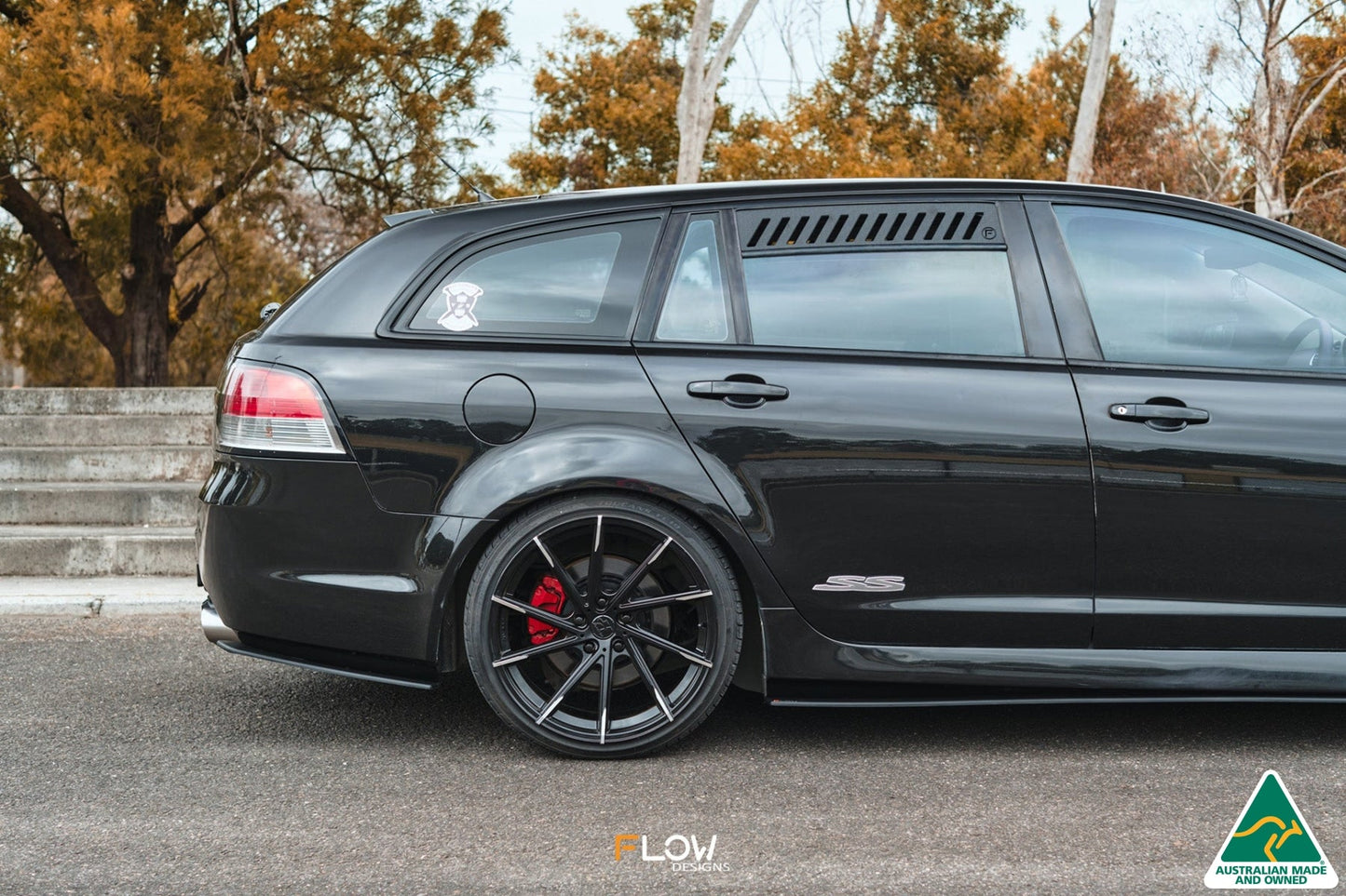 Flow Designs VE Commodore Wagon Rear Window Vents (Pair)