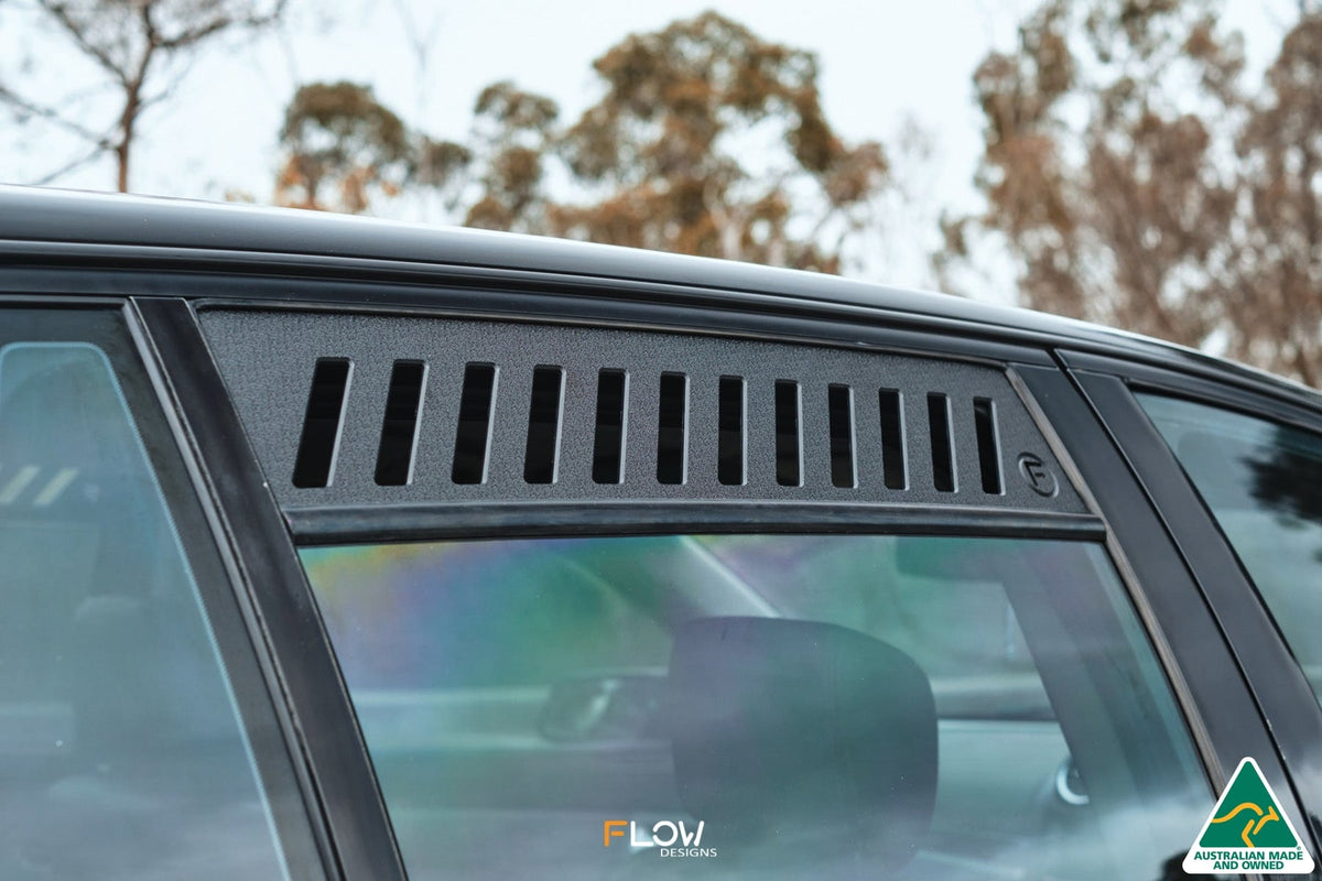 Flow Designs VE Commodore Wagon Rear Window Vents (Pair)