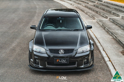 Flow Designs VE Commodore S2 Wagon Front Lip Splitter Extensions (Pair)