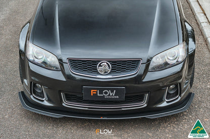 Flow Designs VE Commodore S2 Wagon Front Lip Splitter Extensions (Pair)
