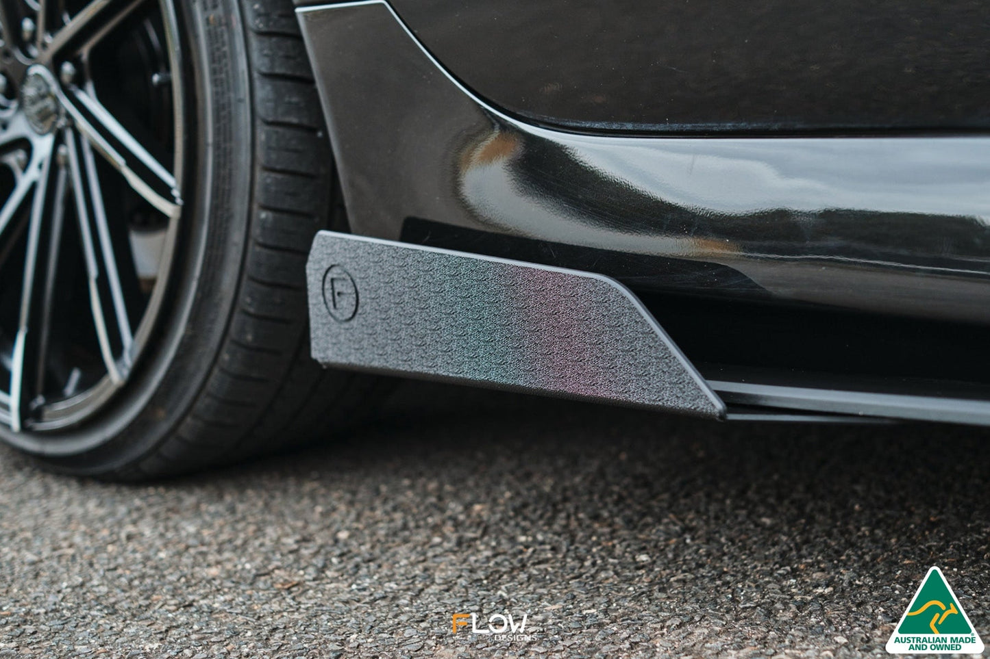 Flow Designs VE Commodore S2 Wagon Side Skirt Splitter Winglets (Pair)