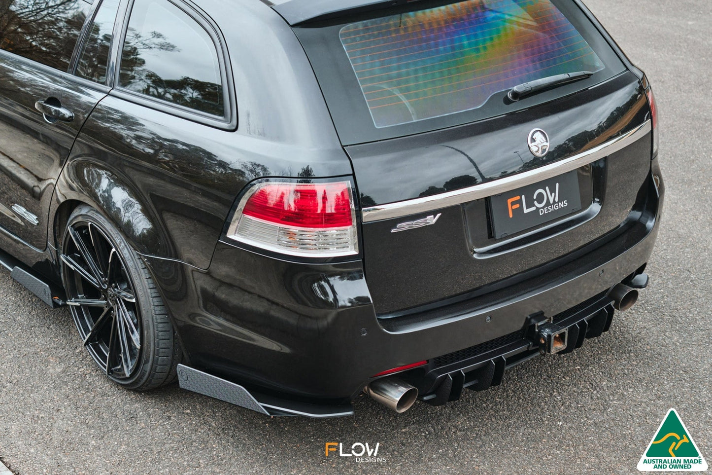 Flow Designs VE Commodore S2 Wagon Rear Spat Winglets (Pair)