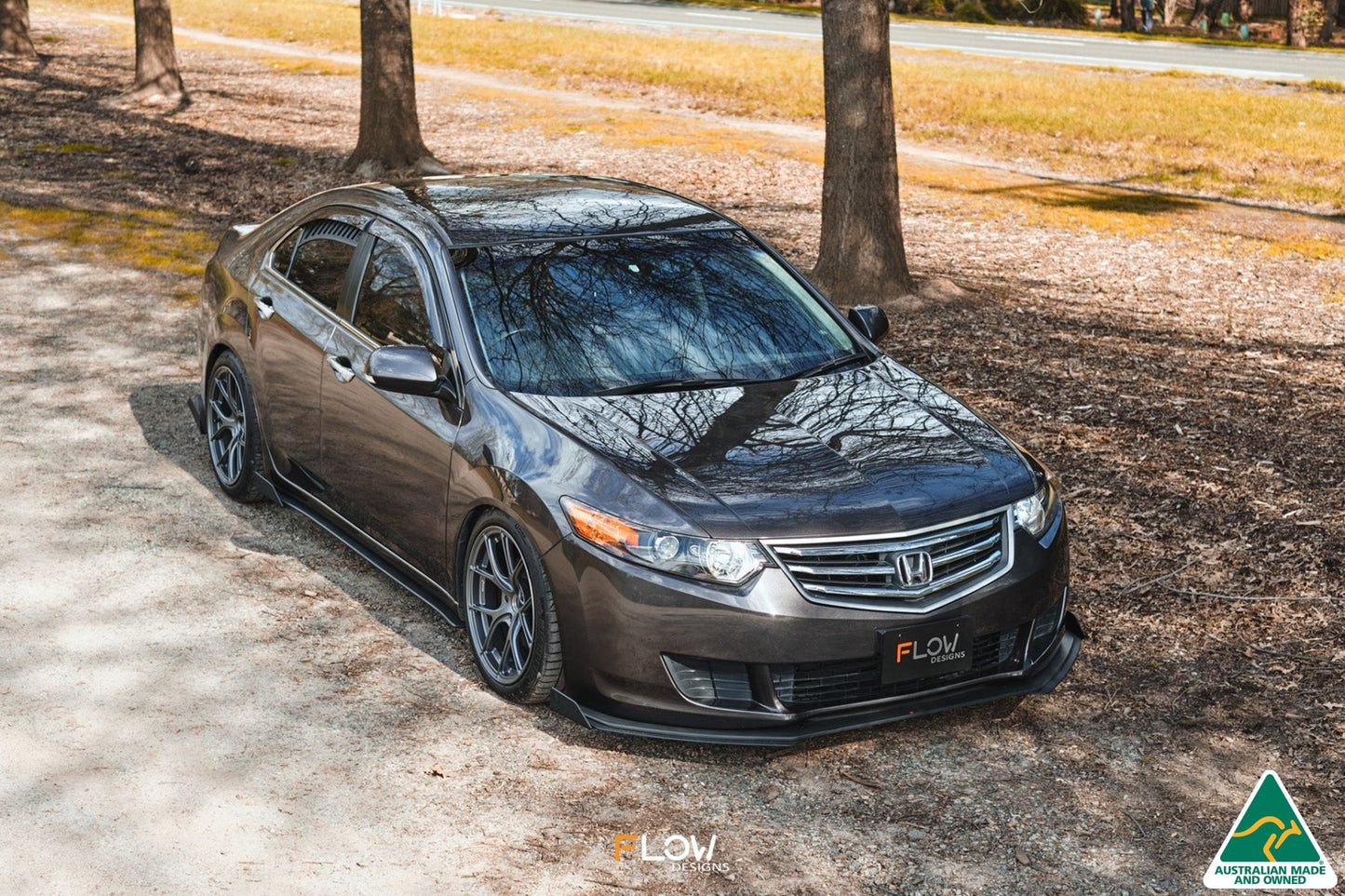 Flow Designs CU2 Accord Euro Front Lip Splitter Extensions - Standard (Pair)