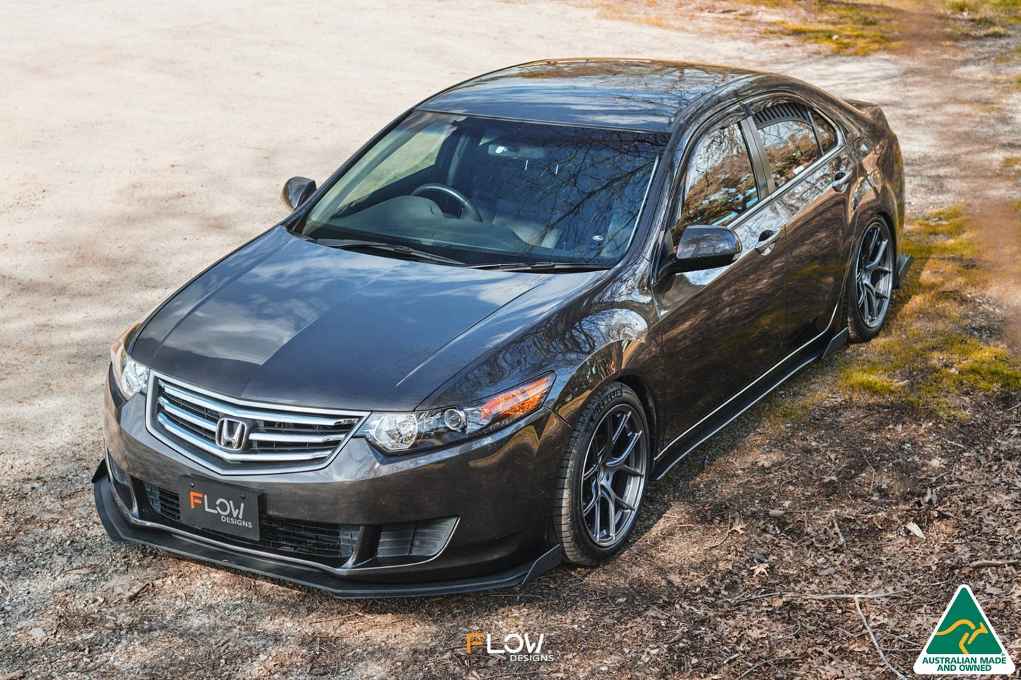 Flow Designs CU2 Accord Euro Front Lip Splitter Extensions - Standard (Pair)