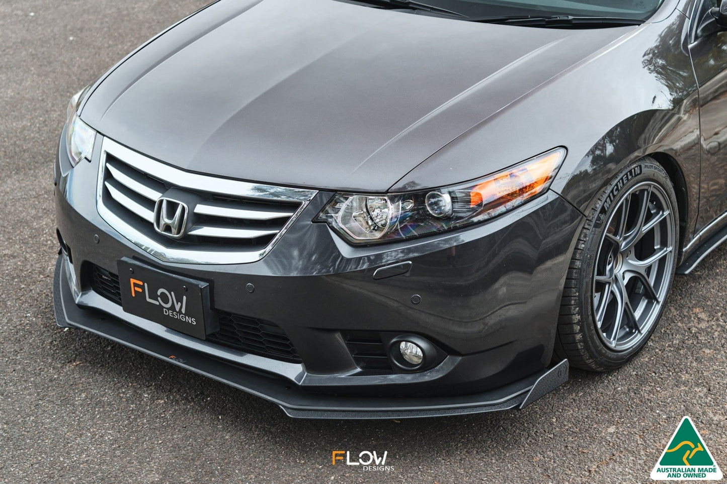 Flow Designs CU2 Accord Euro Front Lip Splitter - Standard