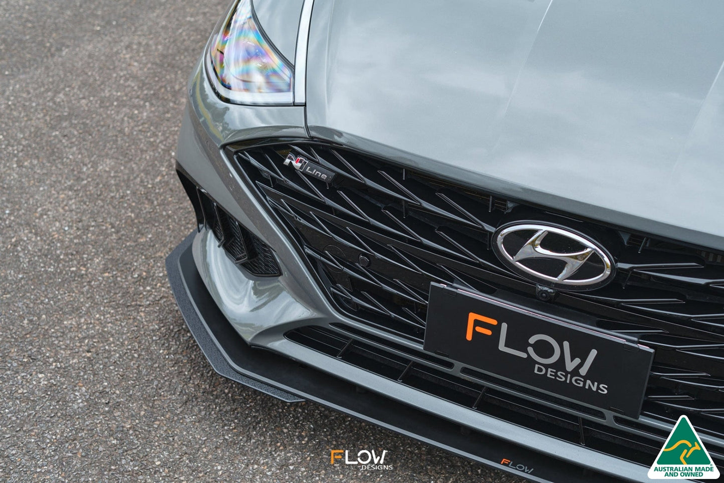 Flow Designs DN8 Sonata N Line 2020-2023 Front Lip Splitter Extensions (Pair)