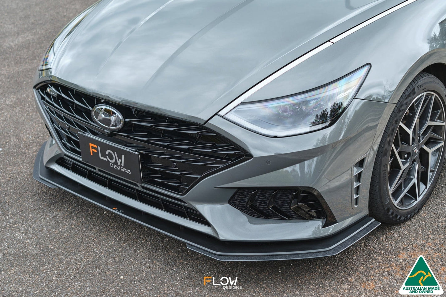Flow Designs DN8 Sonata N Line 2020-2023 Front Lip Splitter Extensions (Pair)