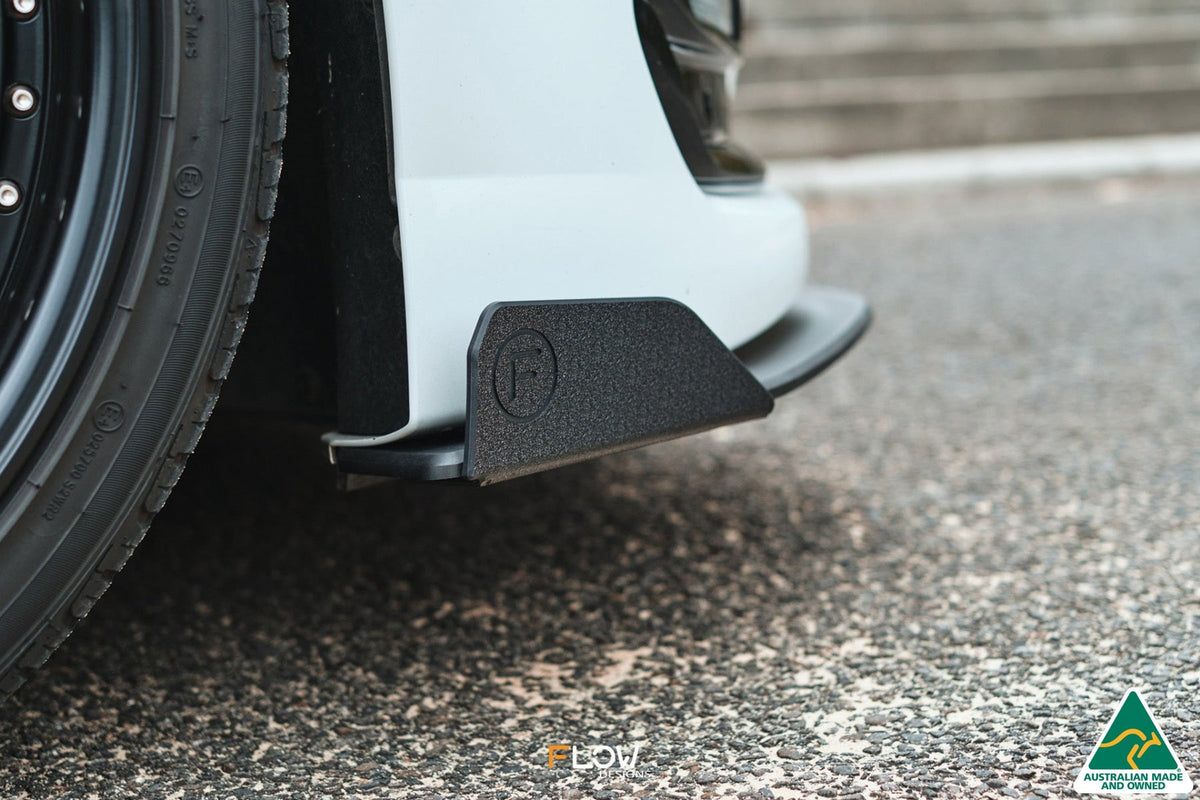 Flow Designs VF Commodore S2 Sedan Front Lip Splitter Winglets (Pair)