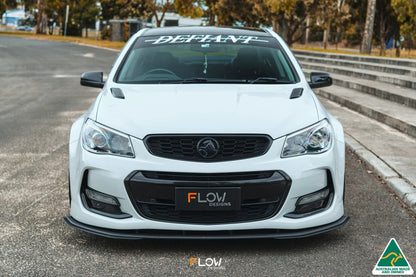 Flow Designs VF Commodore S2 Sedan Front Lip Splitter Extensions (Pair)