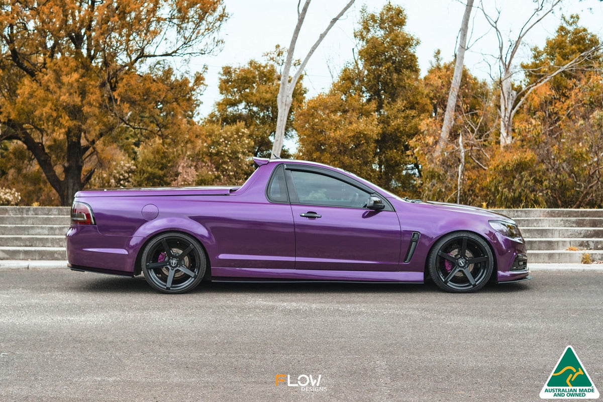 Flow Designs VF Commodore S1 Ute Side Skirt Splitters (Pair)
