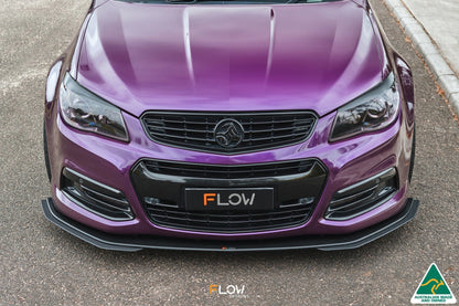 Flow Designs VF Commodore S1 Ute Front Lip Splitter Extensions (Pair)