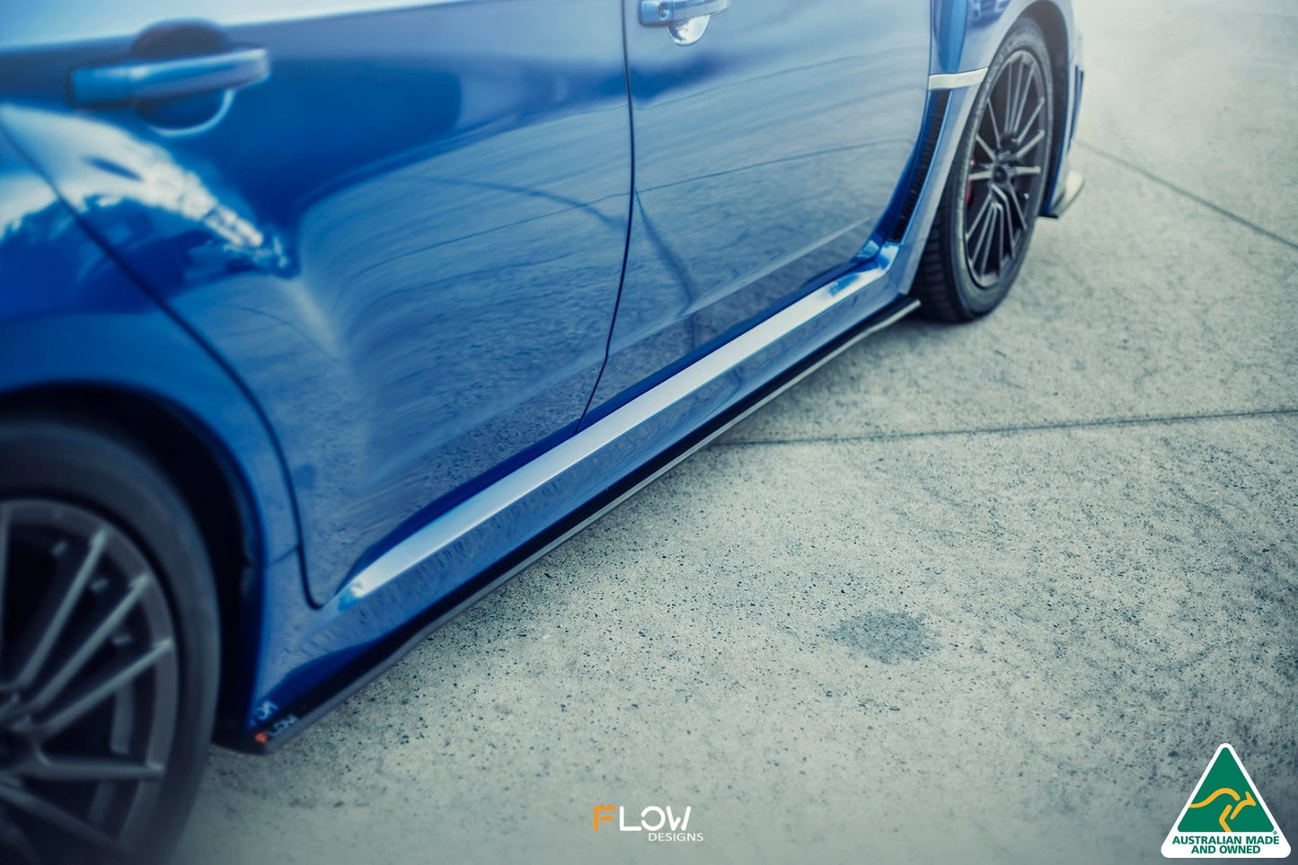 Flow Designs Impreza WRX / STI G3 Hatch (FL) Side Skirt Splitters (Pair)