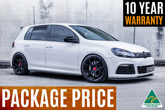 Flow Designs MK6 Golf R Full Lip Splitter Set WITHOUT Accessories
