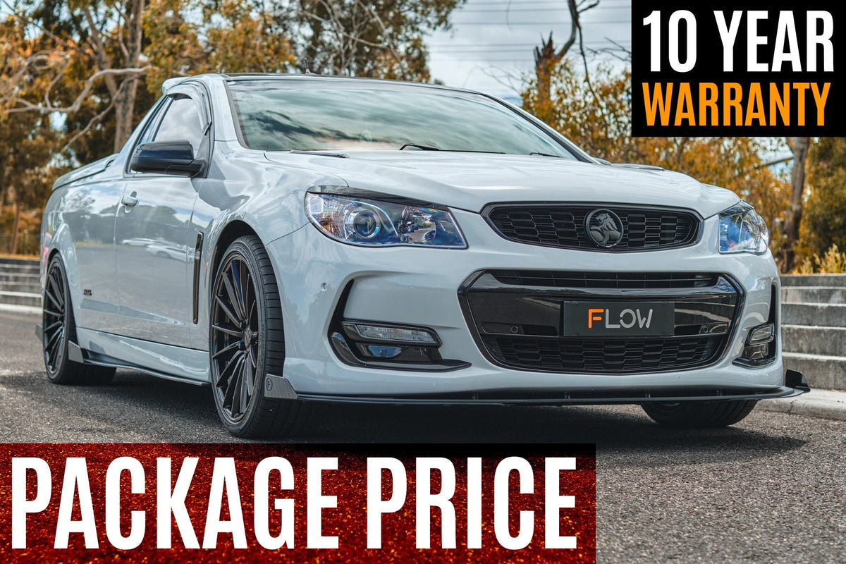 Flow Designs VF Commodore S2 Ute Full Lip Splitter Set