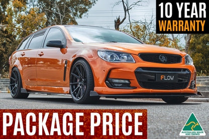 Flow Designs VF Commodore S2 Wagon Full Lip Splitter Set
