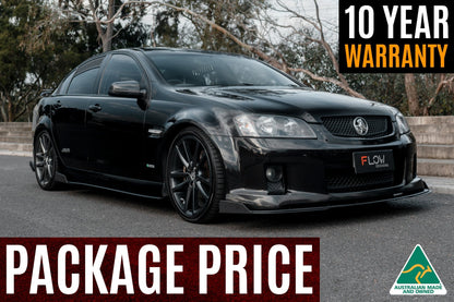 Flow Designs VE Commodore S1 Sedan Full Lip Splitter Set