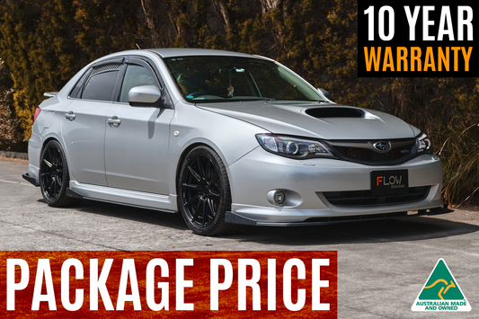 Flow Designs Impreza WRX/RS G3 Sedan PFL Full Lip Splitter Set