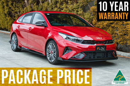 Flow Designs Cerato GT Hatch Facelift Full Lip Splitter Set