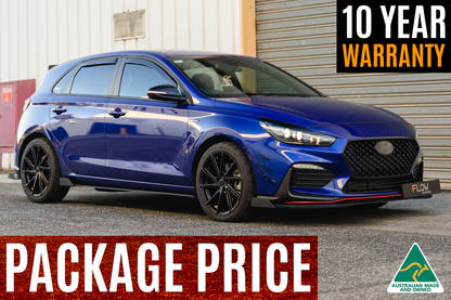 Flow Designs i30 N Line Hatch PD (2018-2023) Full Splitter Lip Set