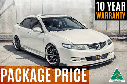 Flow Designs Honda Accord Euro FACELIFT CL7/CL9 Full Lip Splitter Set