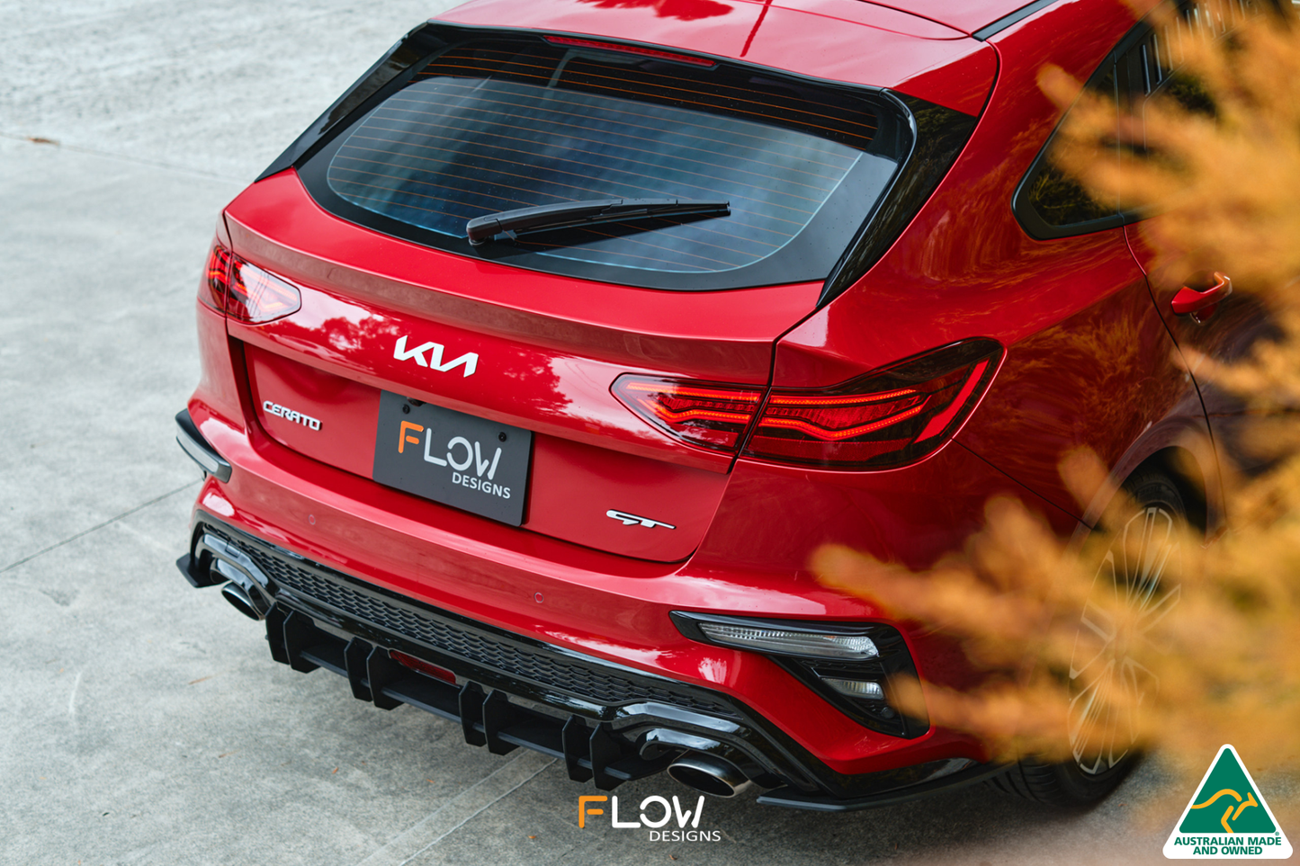 Flow Designs Cerato GT Hatch Facelift Flow-Lock Rear Diffuser