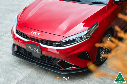 Flow Designs Cerato GT Facelift Front Lip Splitter & Mounting Brace