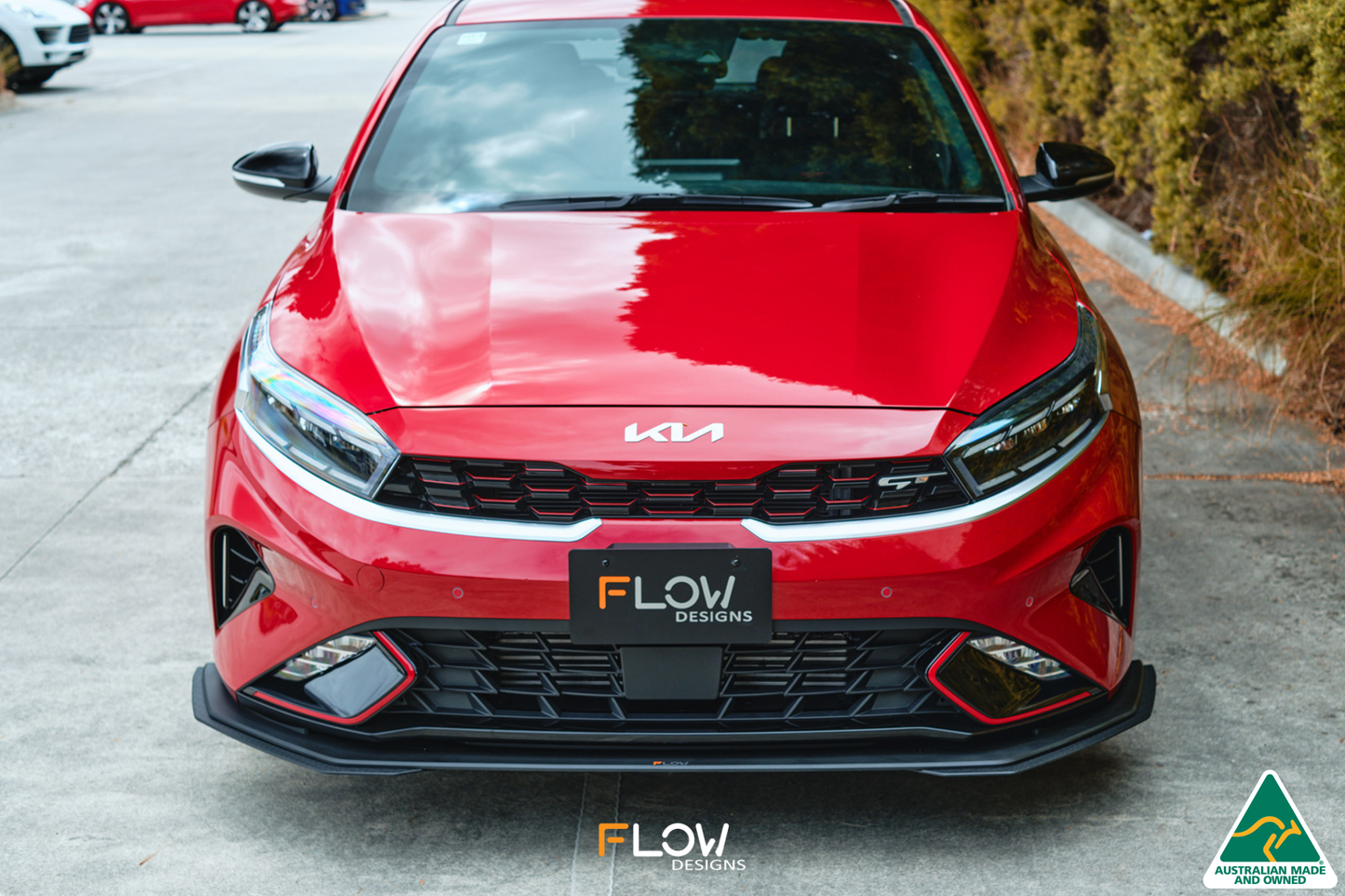 Flow Designs Cerato GT Facelift Front Lip Splitter Extensions (Pair)