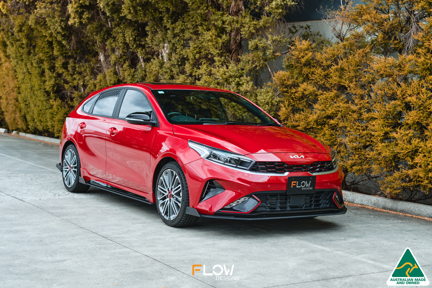 Flow Designs Cerato GT Facelift Front Lip Splitter Winglets (Pair)