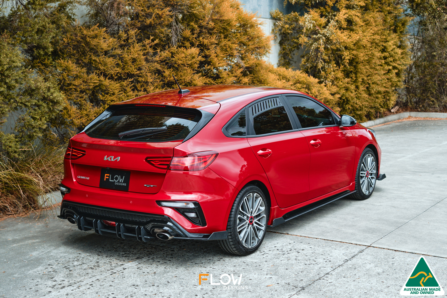Flow Designs Cerato GT Hatch Facelift Flow-Lock Rear Diffuser