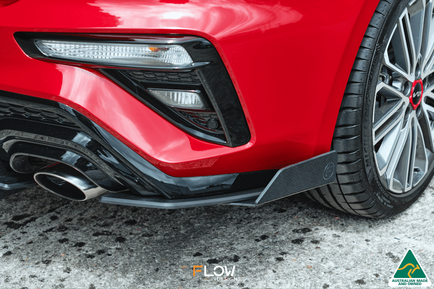 Flow Designs Cerato GT Hatch Facelift Rear Spat Winglets (Pair)