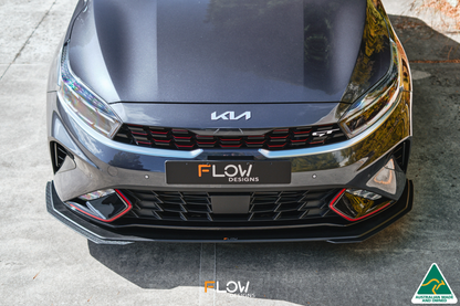 Flow Designs Cerato GT FL Front Lip Splitter & Mounting Brace