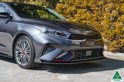 Flow Designs Cerato GT FL Front Lip Splitter & Mounting Brace