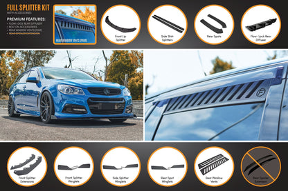 Flow Designs VF Commodore S1 Wagon Full Lip Splitter Set