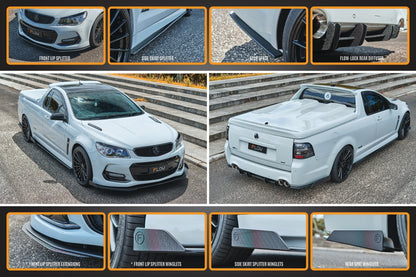 Flow Designs VF Commodore S2 Ute Full Lip Splitter Set