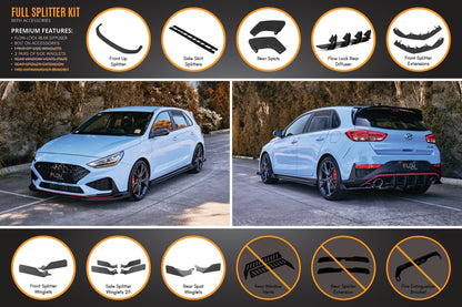 Flow Designs i30N Hatch PD FL 2021 Full Lip Splitter Set
