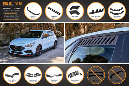 Flow Designs i30N Hatch PD FL 2021 Full Lip Splitter Set