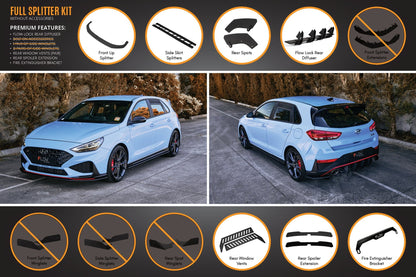 Flow Designs i30N Hatch PD FL 2021 Full Lip Splitter Set
